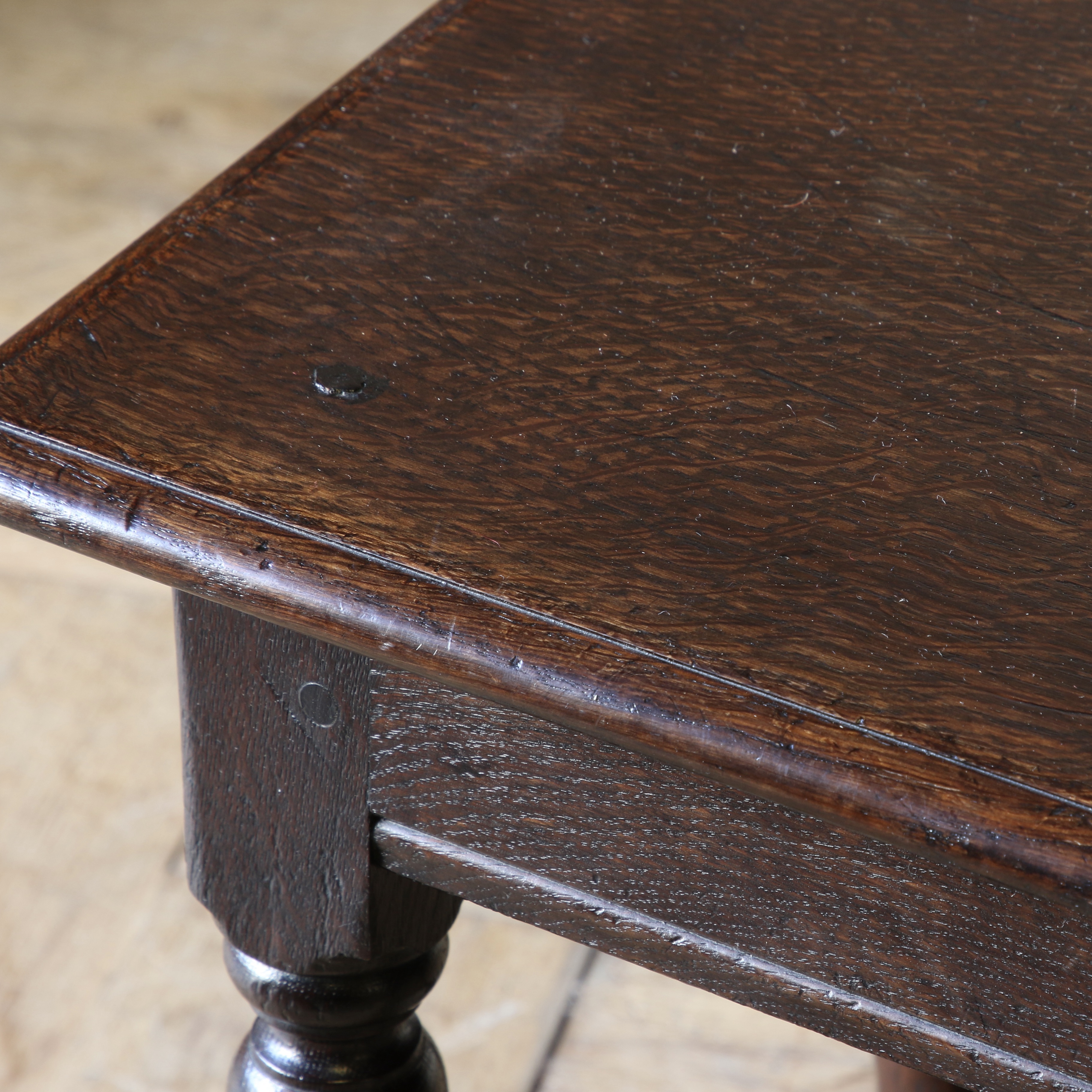 English Oak Jointed Stool